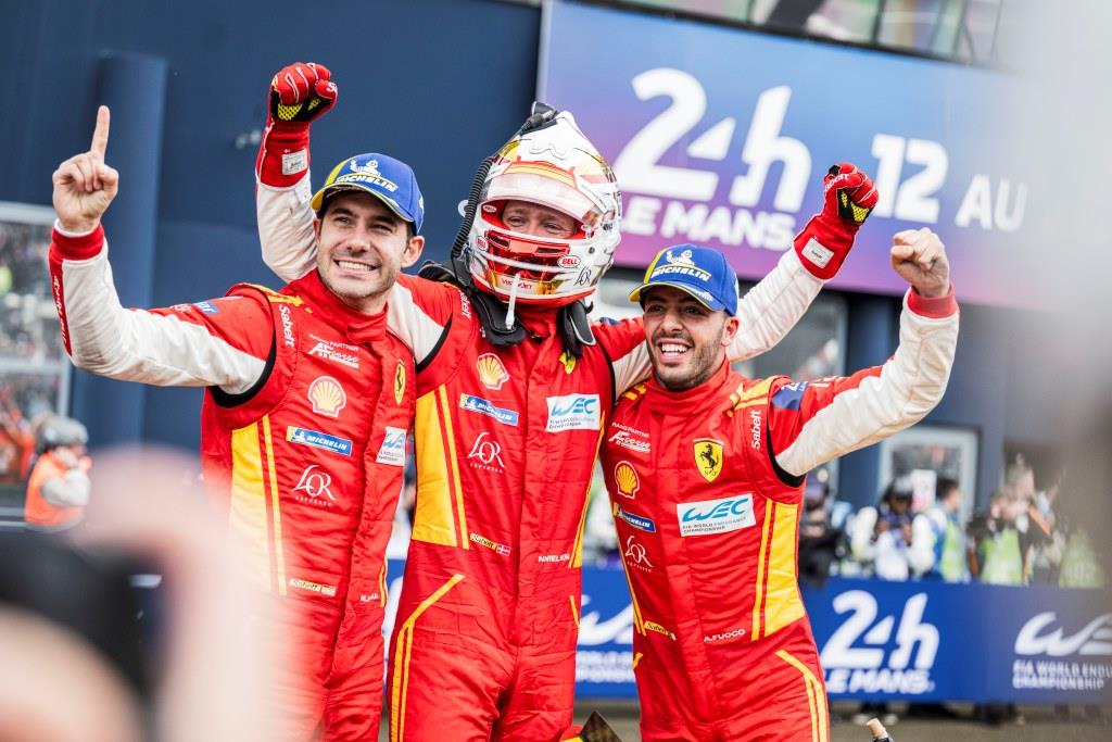 Ferrari é a grande vencedor das 24 Horas de Le Mans